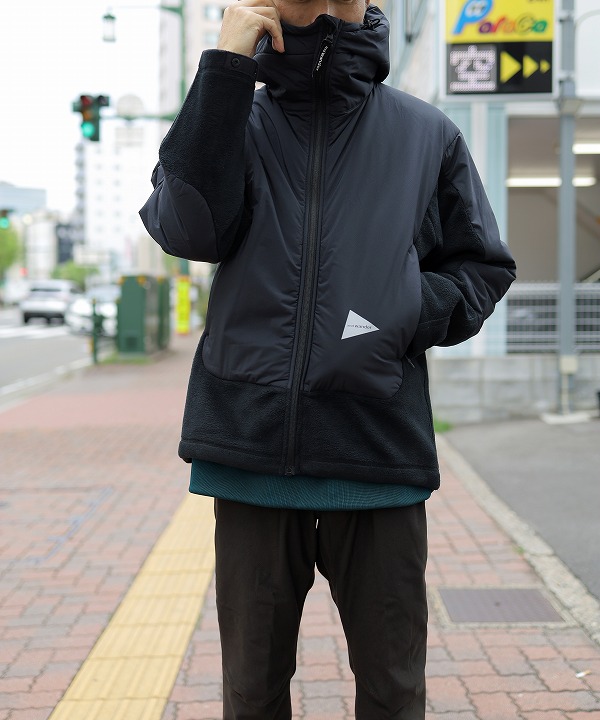 アンドワンダー/and wander 　top fleece jacket（全2色）