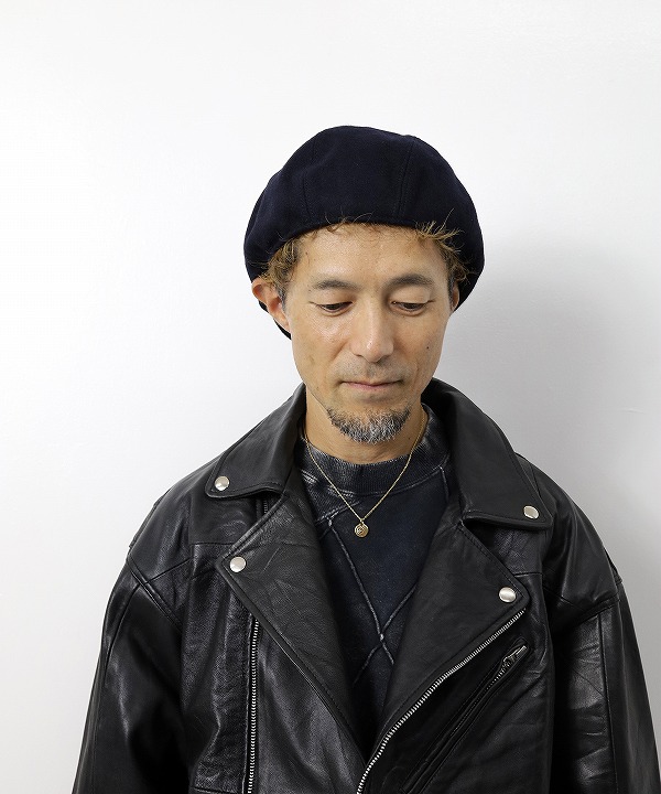 【希少】Blue books Co. キャスケット Ghetto Boy レザー Blue Books Co. BLUE BOOKS CO.（ブルーブックスコー） ゲットー