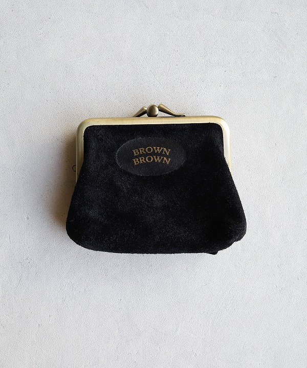 Brown Brown/ブラウンブラウン がま口ウォレット [財布・カードケース