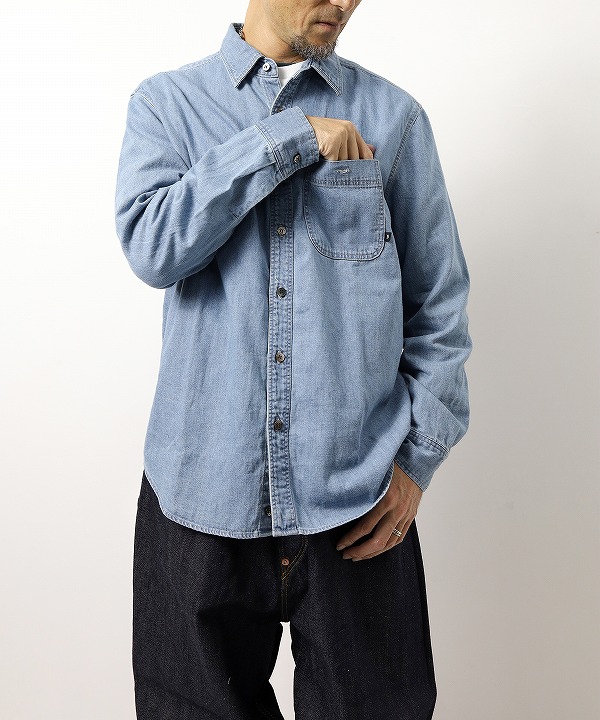 ボヘミアンズ/Bohemians DENIM REG LS SHIRTS（全2色） [シャツ(長袖