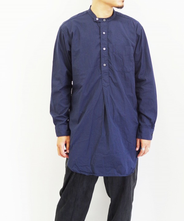 Engineered Garments/エンジニアド ガーメンツ　Banded Collar Shirt - 100's 2Ply  Broadcloth 【価格はお気軽にお問い合わせください。】