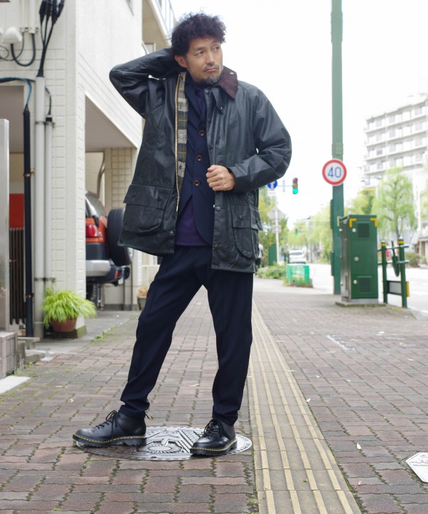 身幅約54cmBarbour Beaufort バブアー ビューフォート 36 navy