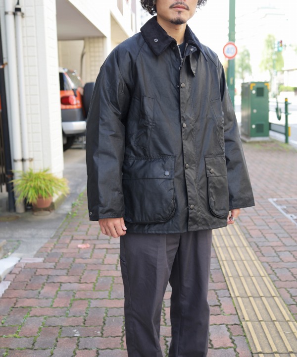 Barbour OS WAX BEDALE BLACK 40 サイズ-