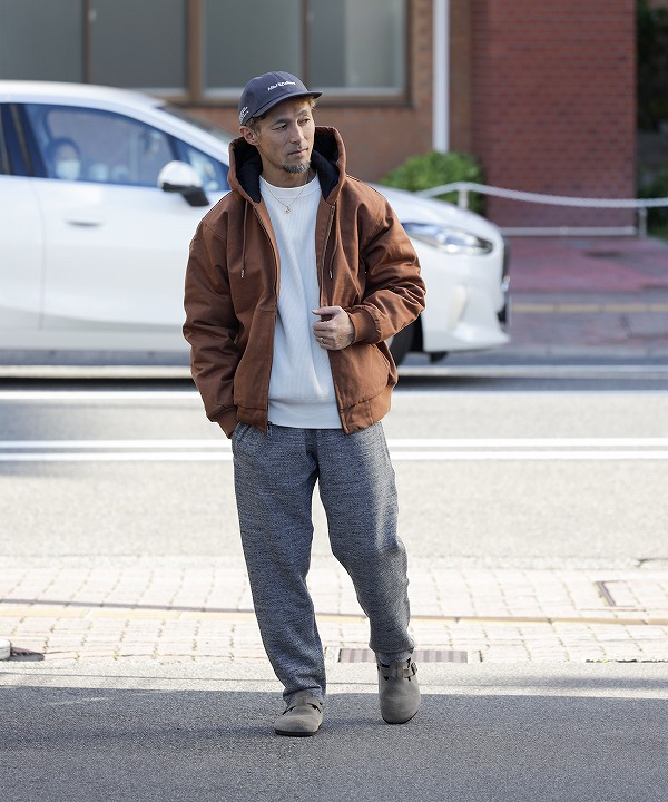 コーナーストーン/CornerStone Duck Cloth Hooded Woork Jacket（全2色