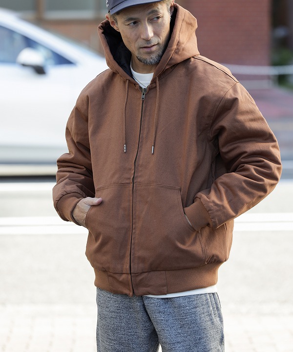コーナーストーン/CornerStone Duck Cloth Hooded Woork Jacket（全2色