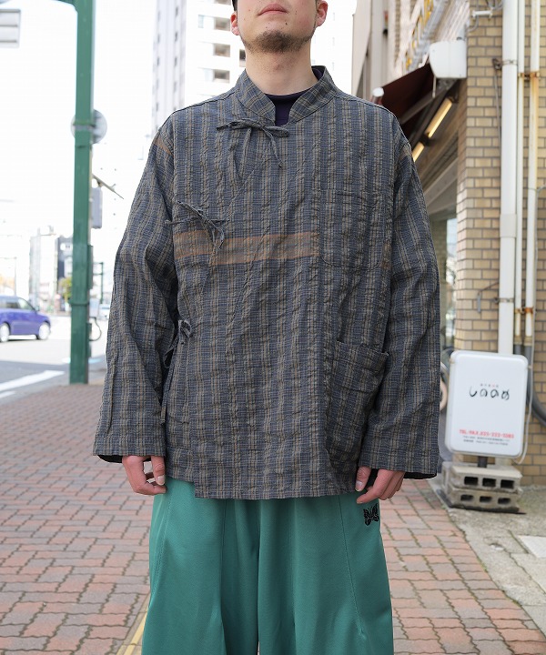 新品 ENGINEERED GARMENTS 23SS シアサッカー シャツ