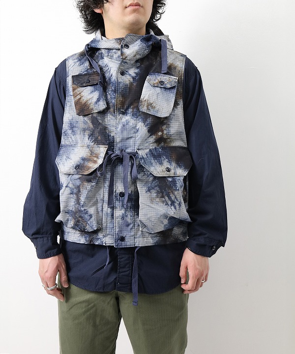 ウェア S ENGINEERED GARMENTS Field Vest Engineered Garments/エンジニアド ガーメンツ Field Vest - Tie Dye