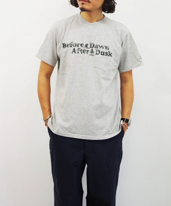 エンジニアド ガーメンツ/Engineered Garments　Printed Cross Crew Neck T-shirt - Before  Down