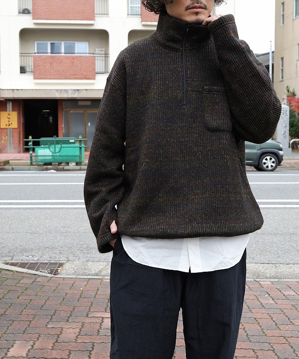 エンジニアド ガーメンツ/Engineered Garments Zip Mock Neck - Wool