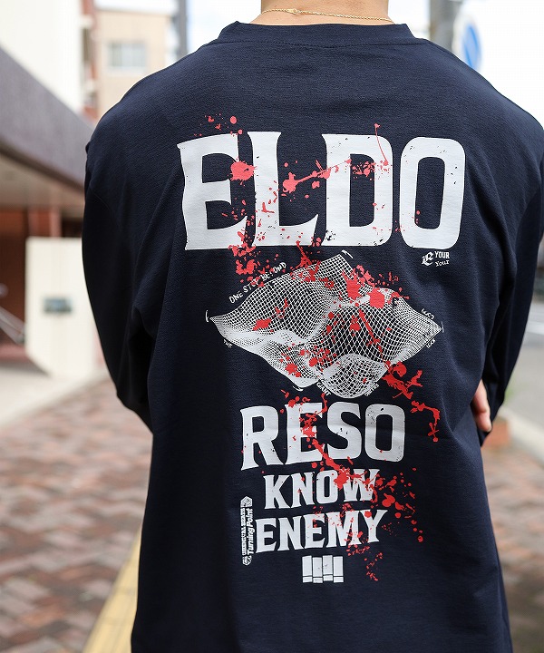 エルドレッソ/ELDORESO Splashes Long Tee（全2色） [カットソー(長袖