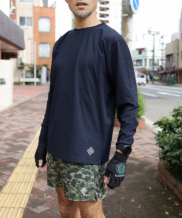 エルドレッソ/ELDORESO Splashes Long Tee（全2色） [カットソー(長袖