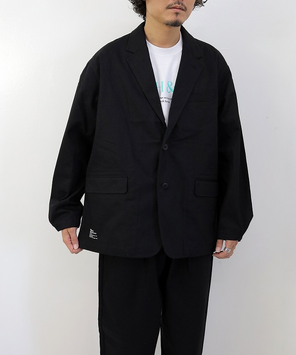 FreshService Corporate Chino Jacket ブラック FreshService CORPORATE CHINO JACKET
