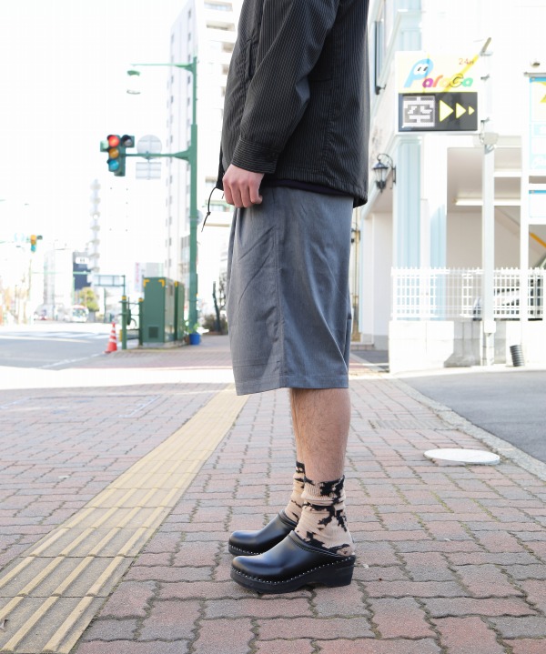 COOLFIBER TWO TUCK EASY SHORTS M NAVY ショートパンツ