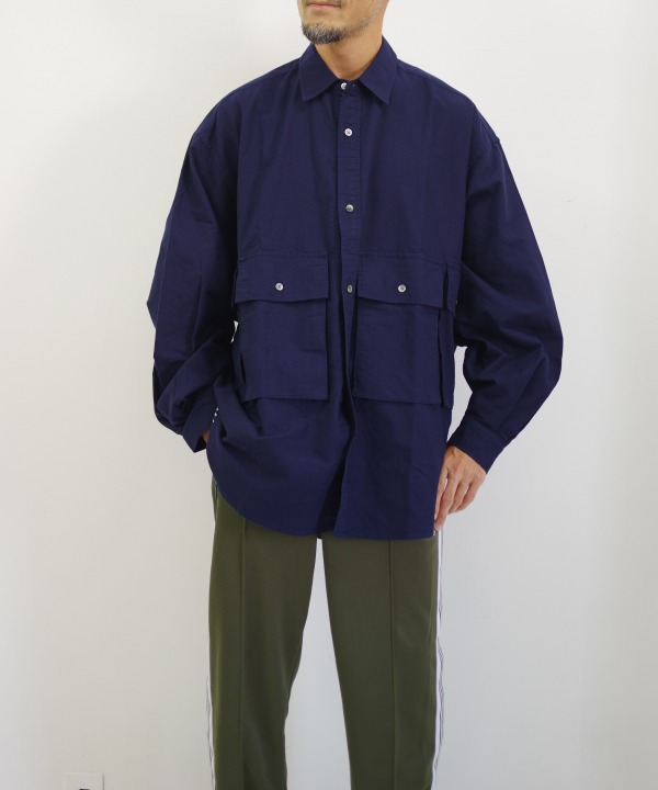 フレッシュサービス/FreshService　OXFORD FLAP POCKET L/S SHIRT