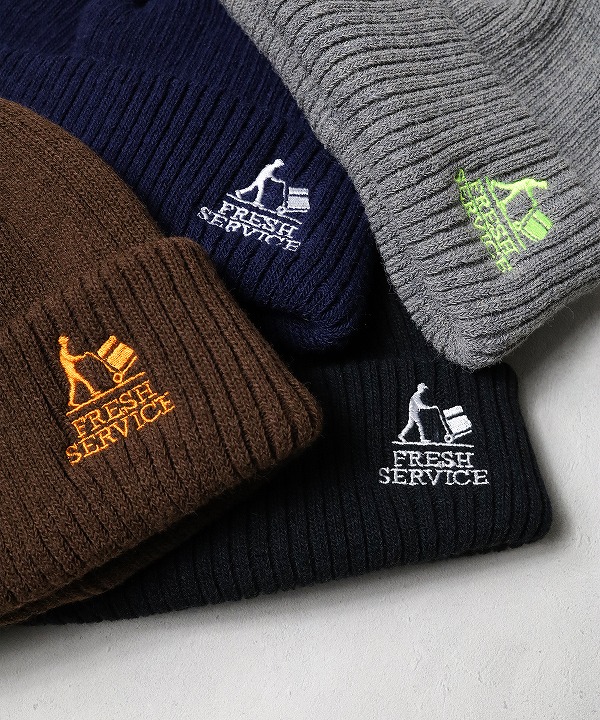 フレッシュサービス/FreshService THERMAL RIB KNIT WATCH CAP [帽子