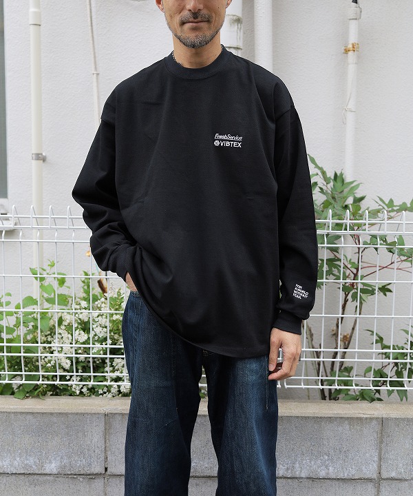 フレッシュサービス/FreshService VIBTEX for FreshService L/S CREW NECK  TEE（全2色）[カットソー・Tシャツ(長袖)]｜MAPS 通販 【正規取扱店】