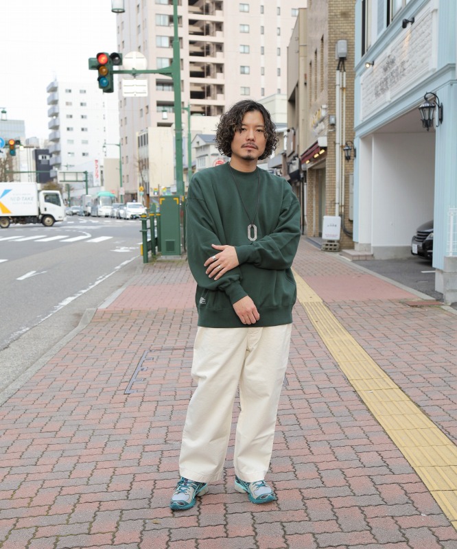 フレッシュサービスFreshService LIGHT OZ CREW NECK-