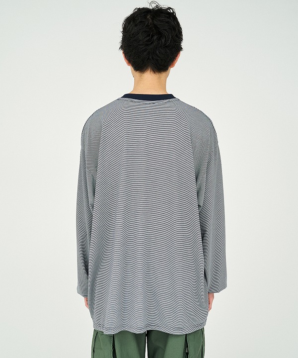 フレッシュサービス/FreshService MICRO BORDER L/S TEE（全2色