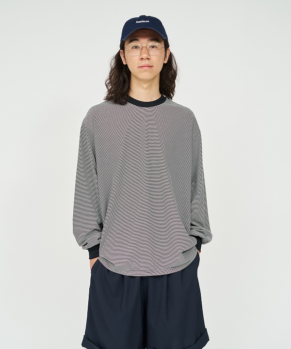 フレッシュサービス/FreshService MICRO BORDER L/S TEE（全2色