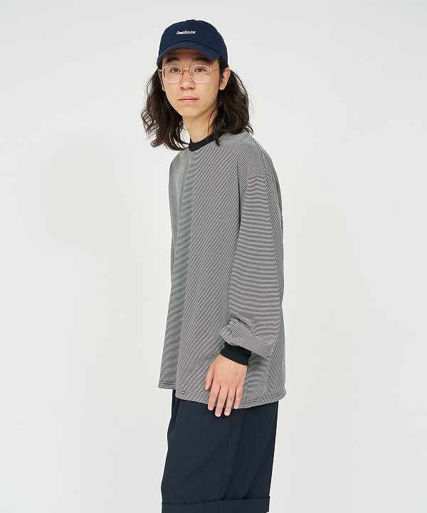 フレッシュサービス/FreshService MICRO BORDER L/S TEE（全2色