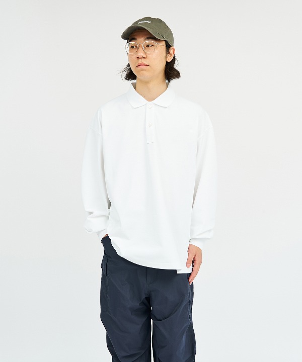 フレッシュサービス/FreshService DRY PIQUE JERSEY L/S POLO