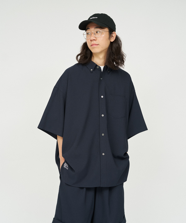 FreshService / フレッシュサービス 半袖シャツ FreshService フレッシュサービス COOLFIBER OPEN COLLAR S/S