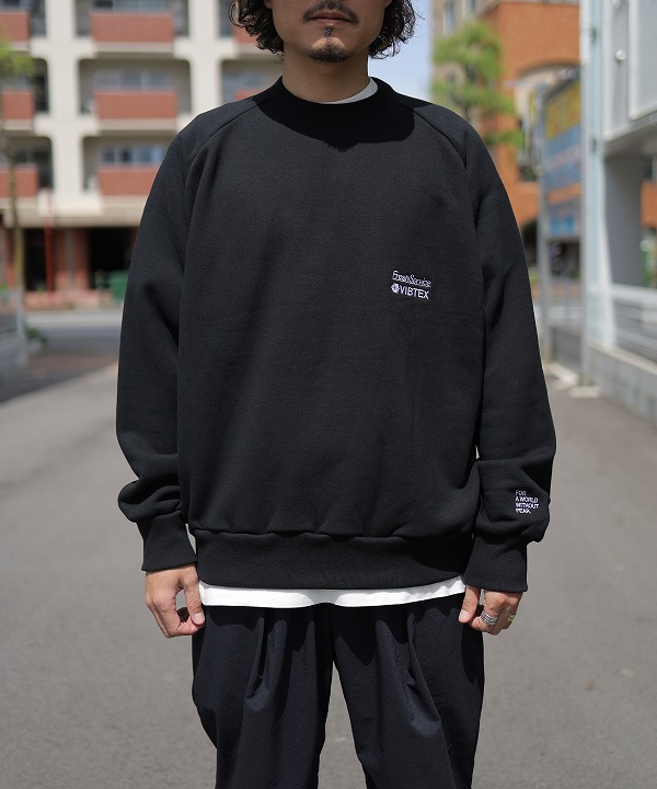 フレッシュサービス/FreshService　 VIBTEX for FreshService SWEAT CREW NECK  PULLOVER（全4色）