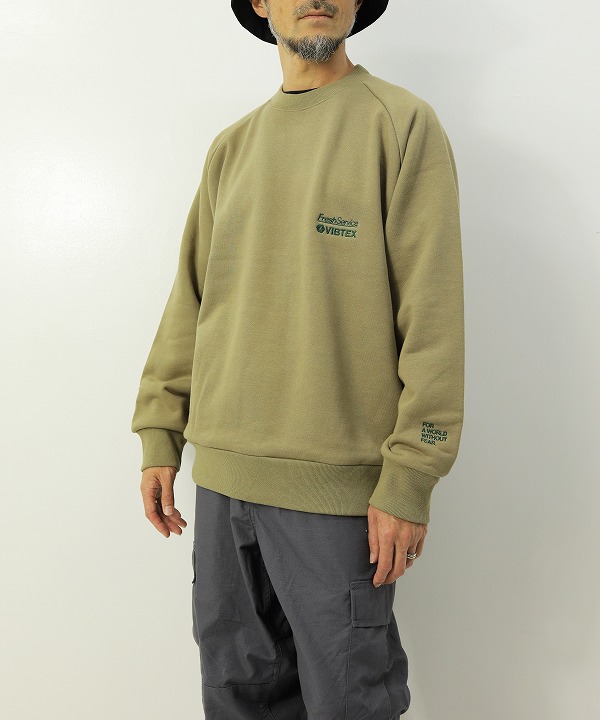 フレッシュサービス/FreshService VIBTEX for FreshService SWEAT CREW