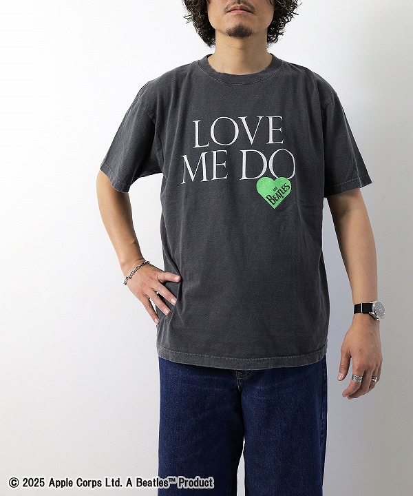 The Beatles love me do Tシャツ M 水色 THE BEATLES | ビートルズ LOVE ME DO TEE | GOOD ROCK SPEED