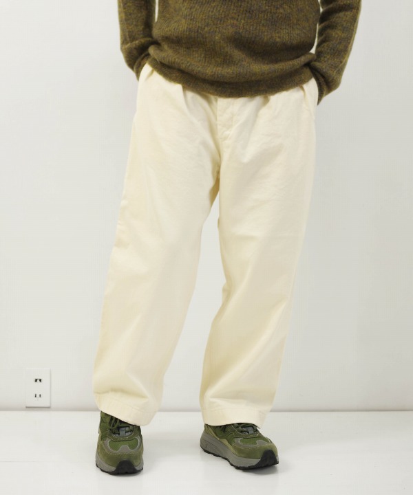 HATSKI/ハツキ 2 Tuck Easy Chino Trouser [パンツ]｜MAPS 通販 【正規