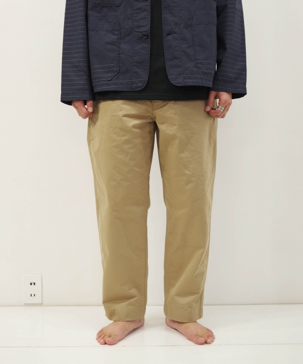 HATSKI/ハツキ Loose Tapered Chino Trouser [パンツ]｜MAPS 通販