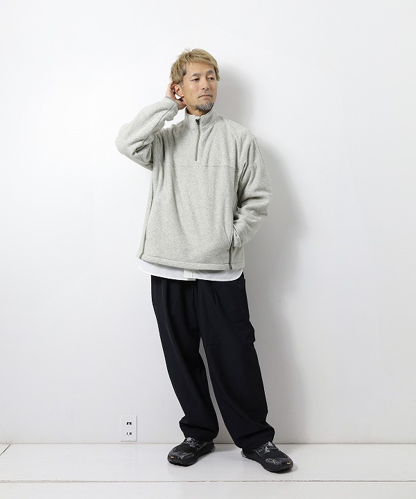 ハブオフデューティ/HAVEOFFDUTY FLEECE HALF ZIP SHIRTS（全2色