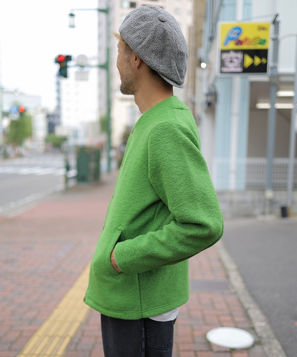 ジャックマン/Jackman Wool Collarless Jacket（全2色