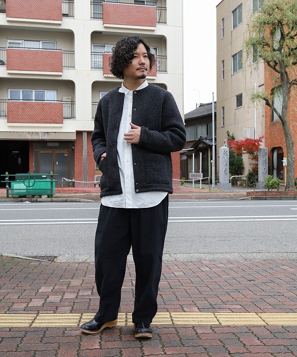 ジャックマン/Jackman Wool Collarless Jacket [アウター]｜MAPS 通販