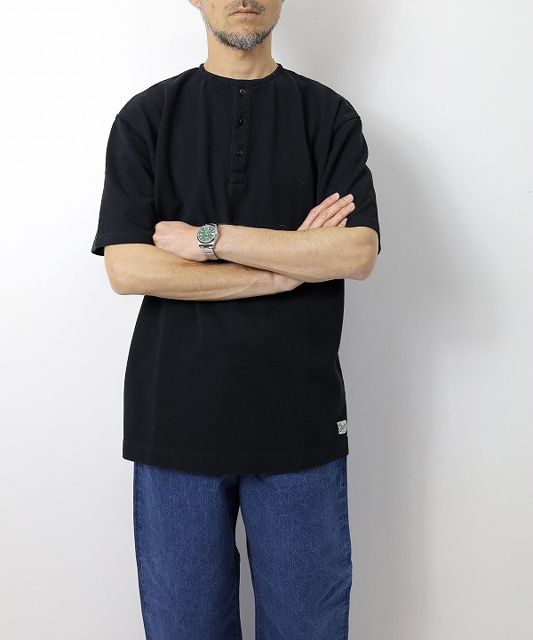 ケパニ/Kepani PIQUE Henry Neck T（全2色） [カットソー・T