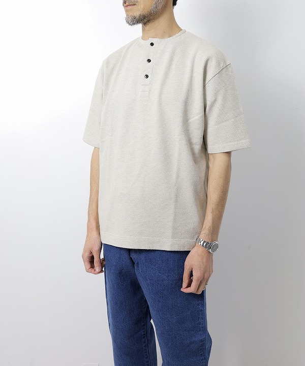 ケパニ/Kepani PIQUE Henry Neck T（全2色） [カットソー・T
