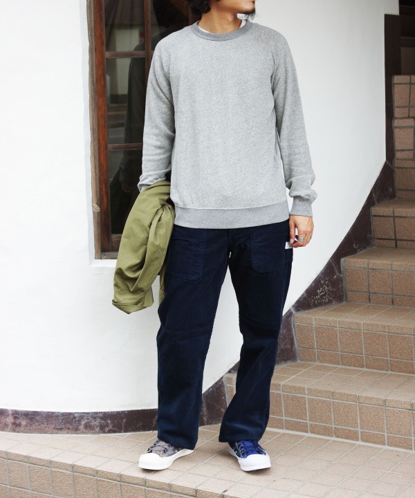 モデル175cm 63kg サイズ「L」を着用しております。