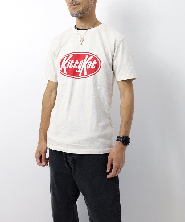 Mixta KittyKat ブラウン Tシャツ Mサイズ MIXTA/ミクスタ CREW NECK KITTY KAT Tシャツ | BEAVER