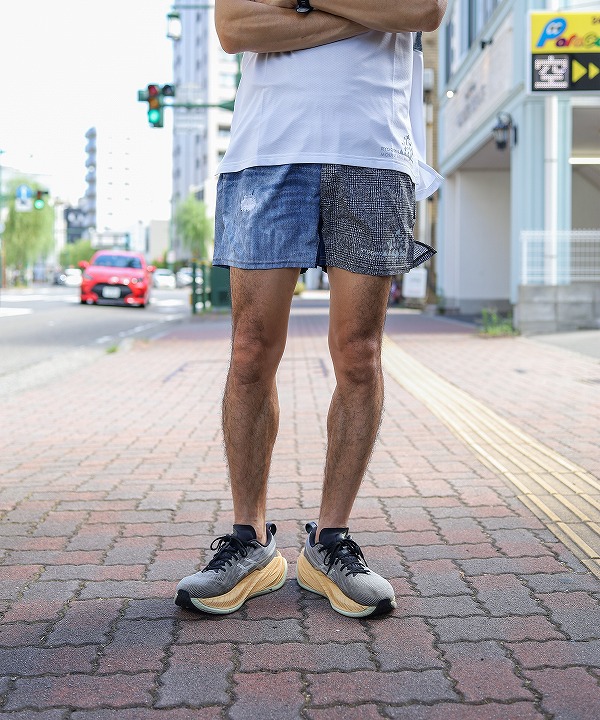 ウォーキング・ランニングウェア MMA RYOGEN Racing Run Shorts MMA×RYOGEN Racing Run Shorts V2.5（Unisex / Denim×Check）MMA