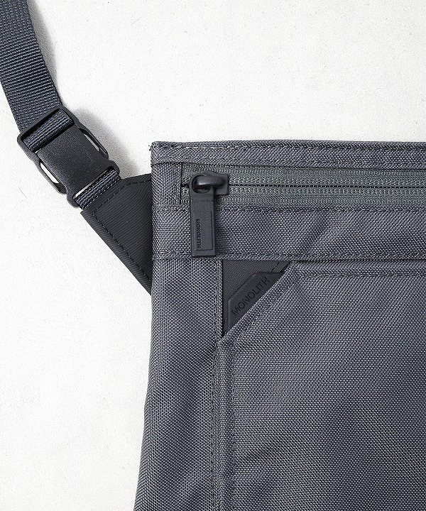 モノリス/MONOLITH SACOCHE STANDARD SS - STONE GRAY - [バッグ