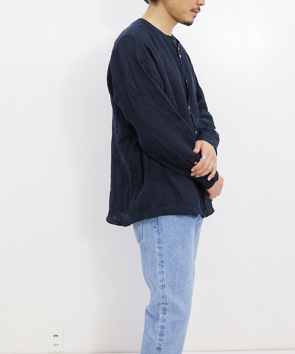 MUYA/ムヤ Nerd shirts stand collar（全2色） [シャツ(長袖)]｜MAPS