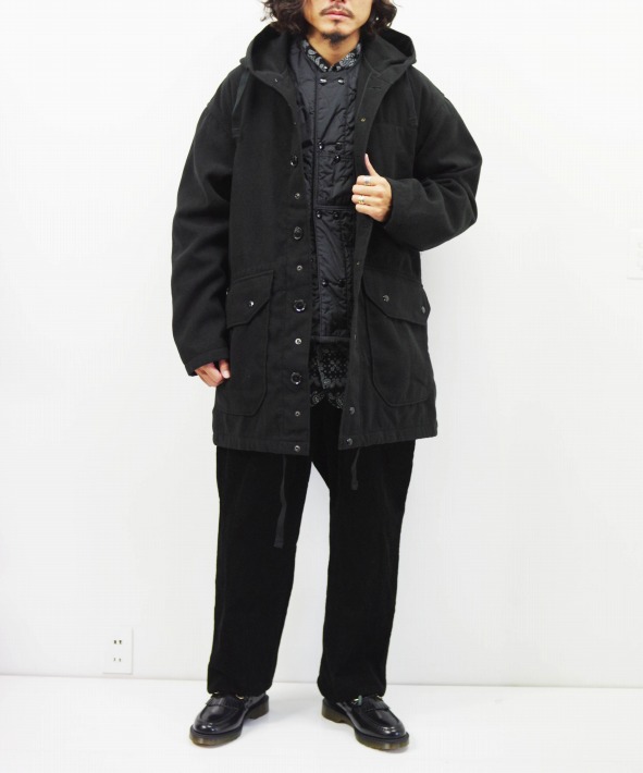 Engineered Garments マディソンパーカ メルトン 紺 Ｓ-