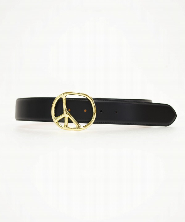 Needles/ニードルズ Peace Buckle Belt - Steer Leather 