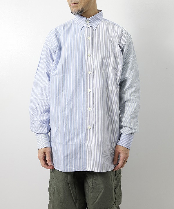 Needles/ニードルズ Combo Tab Collar Shirt - Typewr St[シャツ(長袖