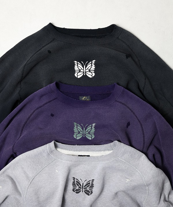 ニードルズ/Needles Deconstructed Sweat Shirt - Cotton French Terry