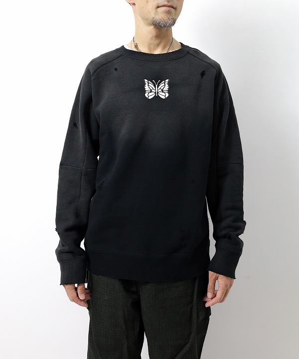 ニードルズ　スウェット　needles ニードルズ/Needles Deconstructed Sweat Shirt - Cotton French