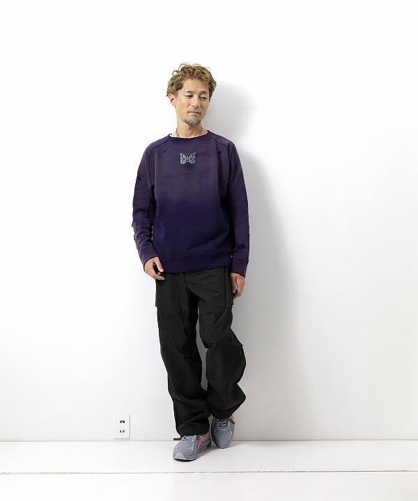 Needles スウェット Needles ダメージ スウェットシャツ | ニュートラル | FARFETCH JP