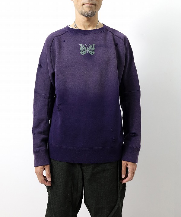 ニードルズ/Needles Deconstructed Sweat Shirt - Cotton French
