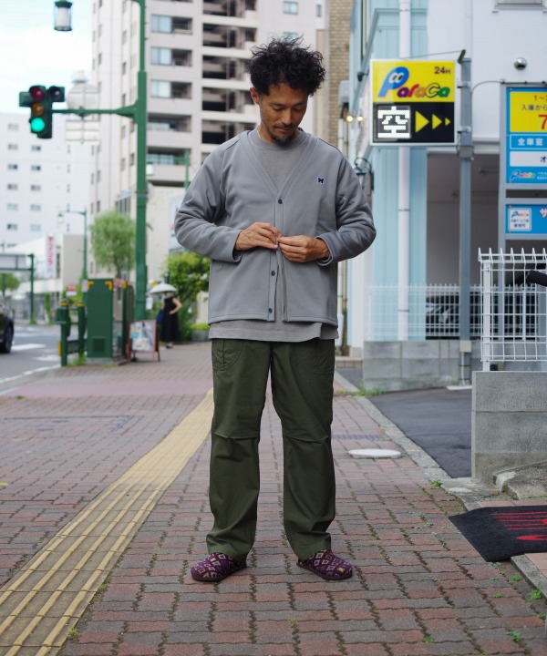 Needles/ニードルズ V Neck Cardigan - PE/C Lined Fleece（全3色