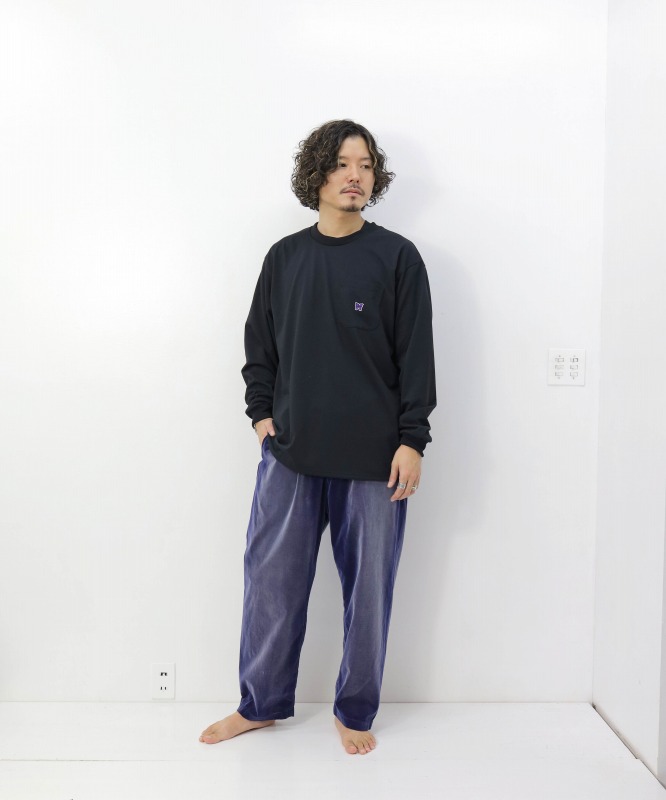 Needles/ニードルズ L/S Crew Neck Tee - Poly Jersey [カットソー・T